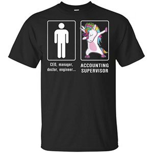 accounting supervisor t-shirt
